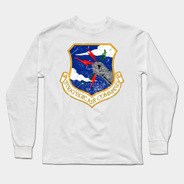 Strategic Air Command - Large Color Logo Long Sleeve T-Shirt by Wykd_Life